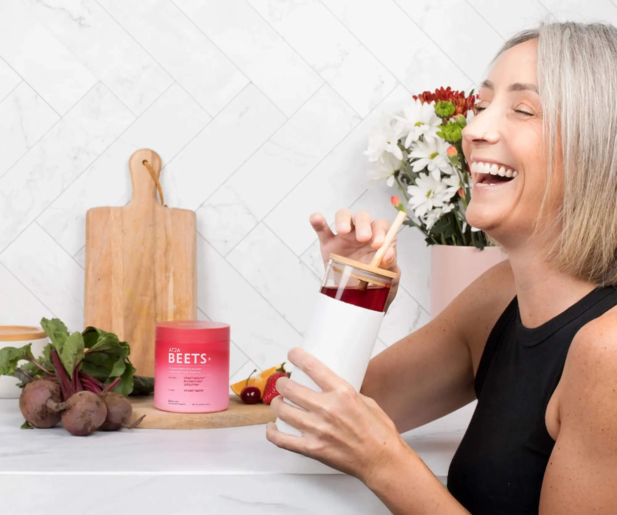 AT2A BEETS+ beet root powder with fresh ingredients